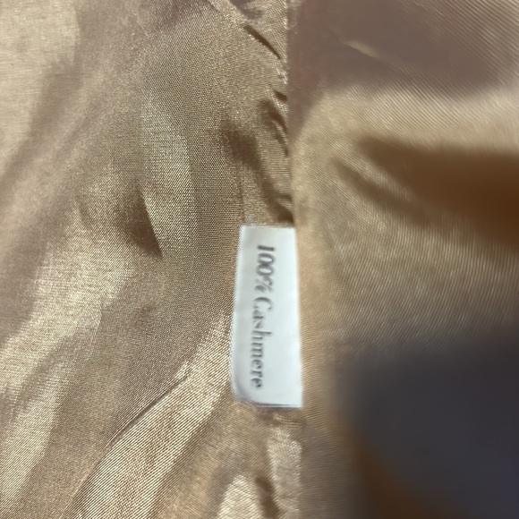 FENDI Vintage Cashmere Camel Jacket size large - Picture 8 of 12